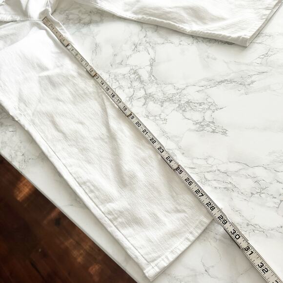 LOFT White Skinny Jeans‎ women’s size 14/32 high rise five pocket - Picture 10 of 10